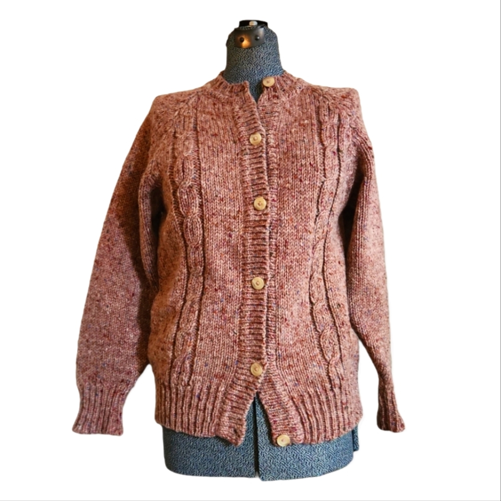 Vintage LL Bean Genuine Donegal Fashion Knits Cardigan